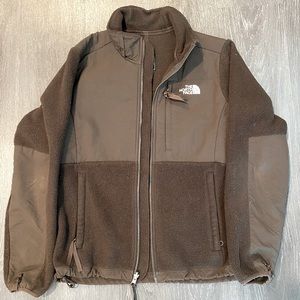 NorthFace brown fleece jacket